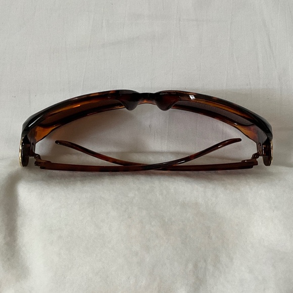 GUCCI Web GG Oversized Square Frame Sunglasses Tortoise Brown main image 11
